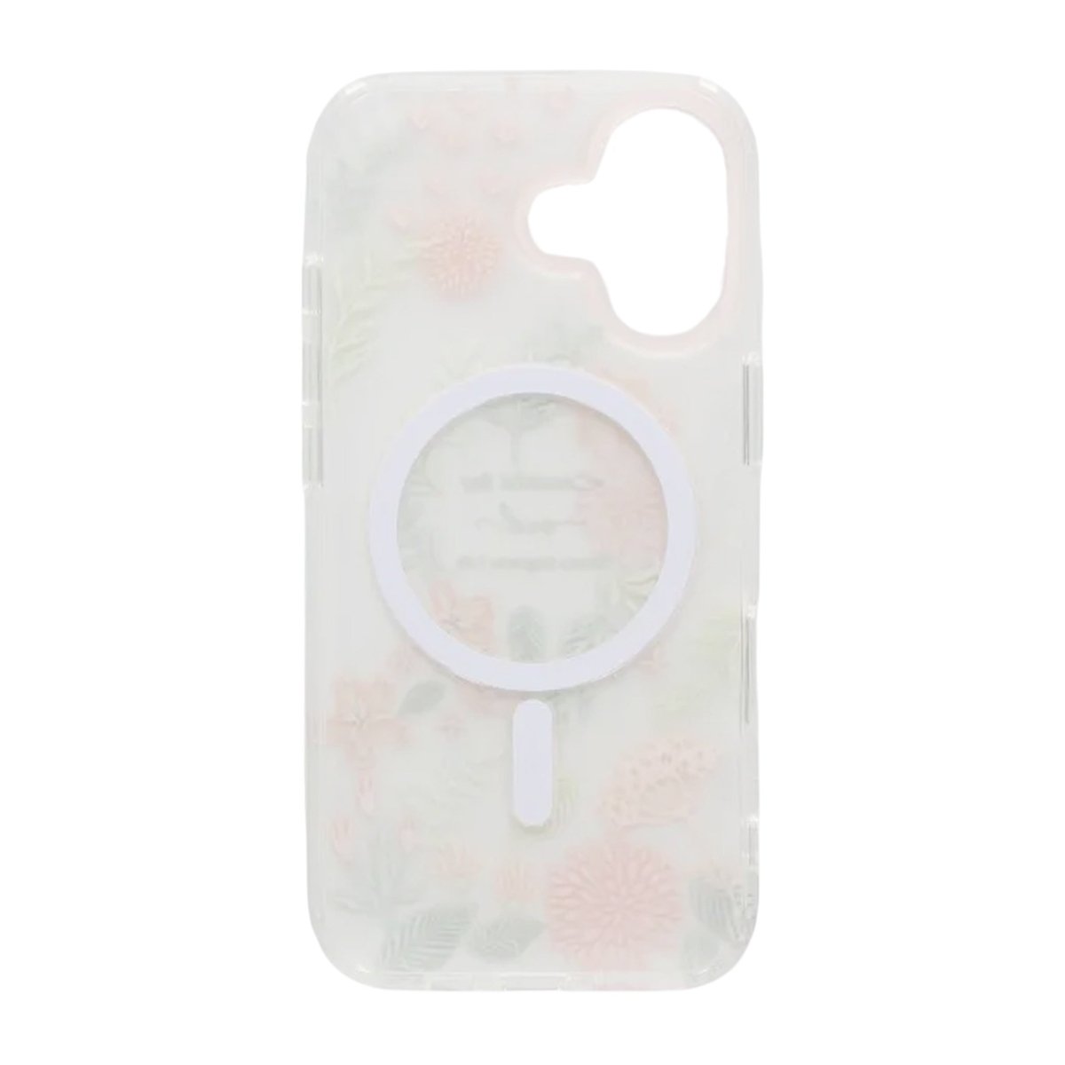 iPhone 17 Cover med blomstermønster og mat finish samt MagSafe Orange