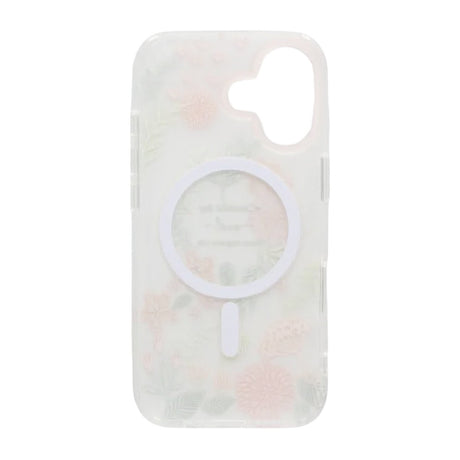 iPhone 17 Cover med blomstermønster og mat finish samt MagSafe Orange