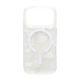 iPhone 17 Pro Cover Floral Matte MagSafe Beige