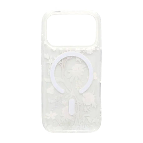 iPhone 17 Pro Cover Floral Matte MagSafe Beige