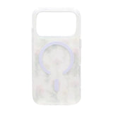 iPhone 17 Pro Cover Floral Matte MagSafe Grøn