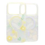 iPhone 17 Pro Cover Floral Matte MagSafe Gul