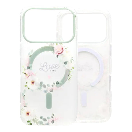 iPhone 17 Pro Cover Floral Matte MagSafe Love Story