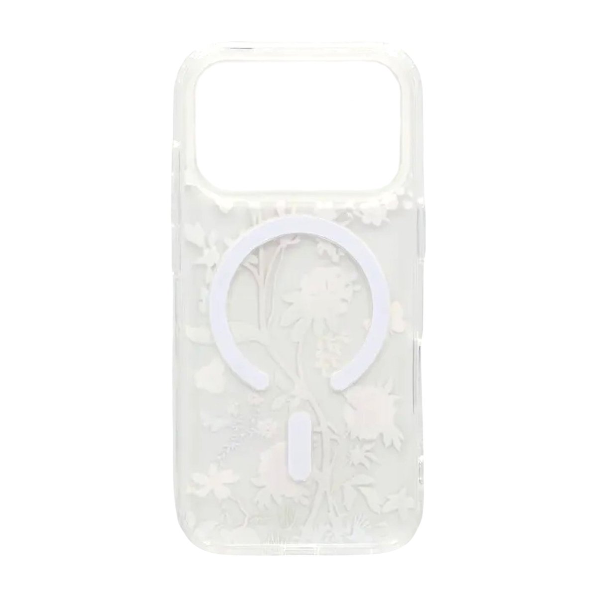iPhone 17 Pro Max Cover Floral Matte MagSafe Beige
