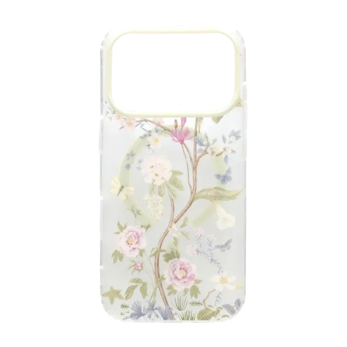iPhone 17 Pro Max Cover Floral Matte MagSafe Beige
