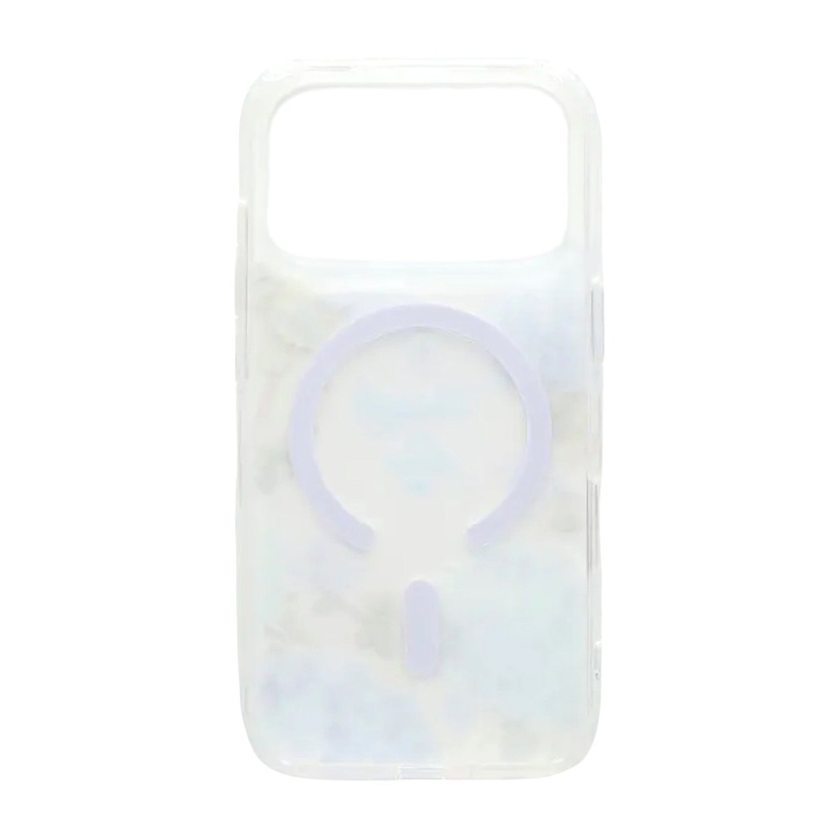 iPhone 17 Pro Max Cover Floral Matte MagSafe Blå