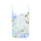 iPhone 17 Pro Max Cover Floral Matte MagSafe Blå