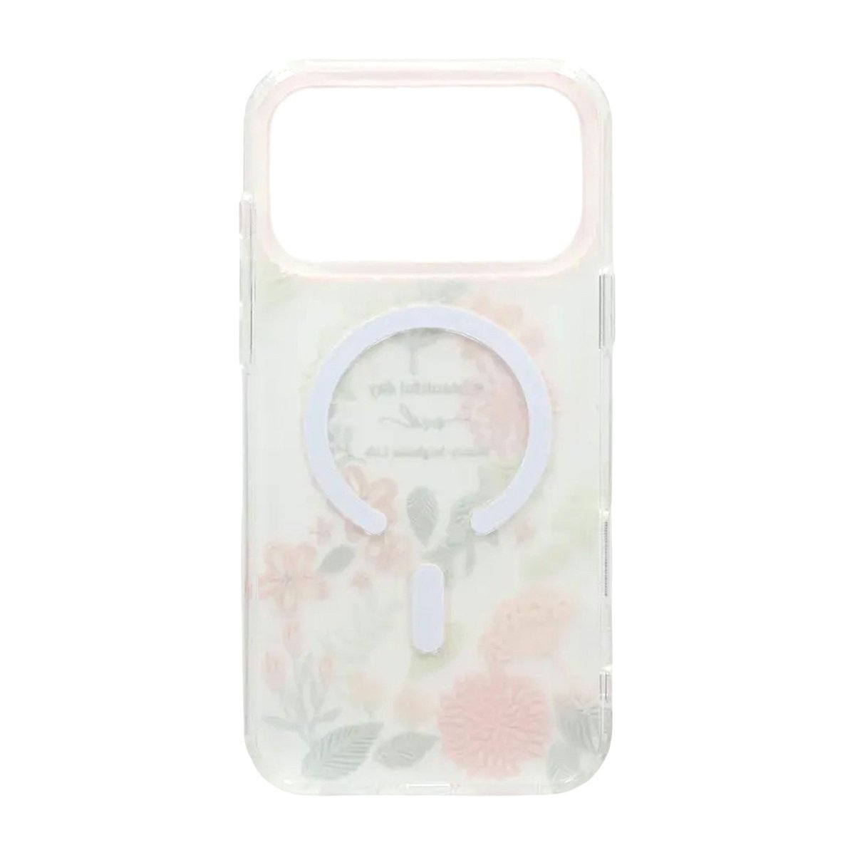iPhone 17 Pro Cover Floral Matte MagSafe Orange