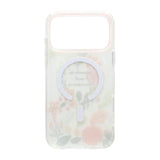 iPhone 17 Pro Cover Floral Matte MagSafe Orange