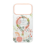 iPhone 17 Pro Cover Floral Matte MagSafe Orange