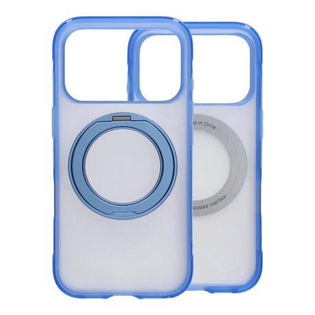 iPhone 17 Pro Max/iPhone 18 Pro Max Cover Mat ringstativ MagSafe Blå