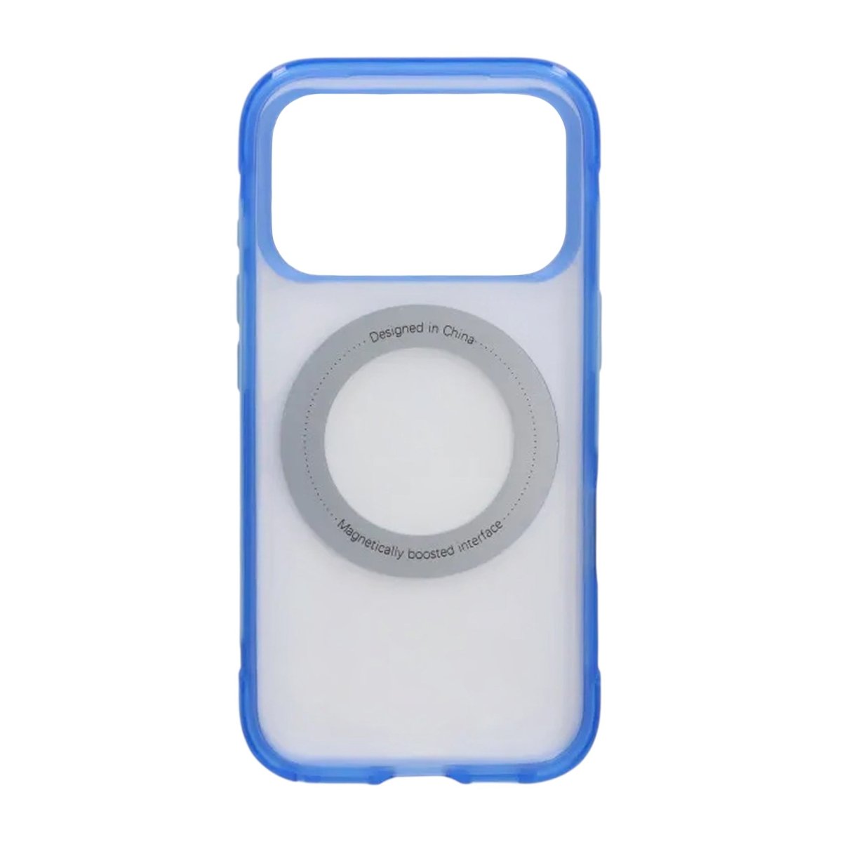 iPhone 17 Pro Max/iPhone 18 Pro Max Cover Mat ringstativ MagSafe Blå