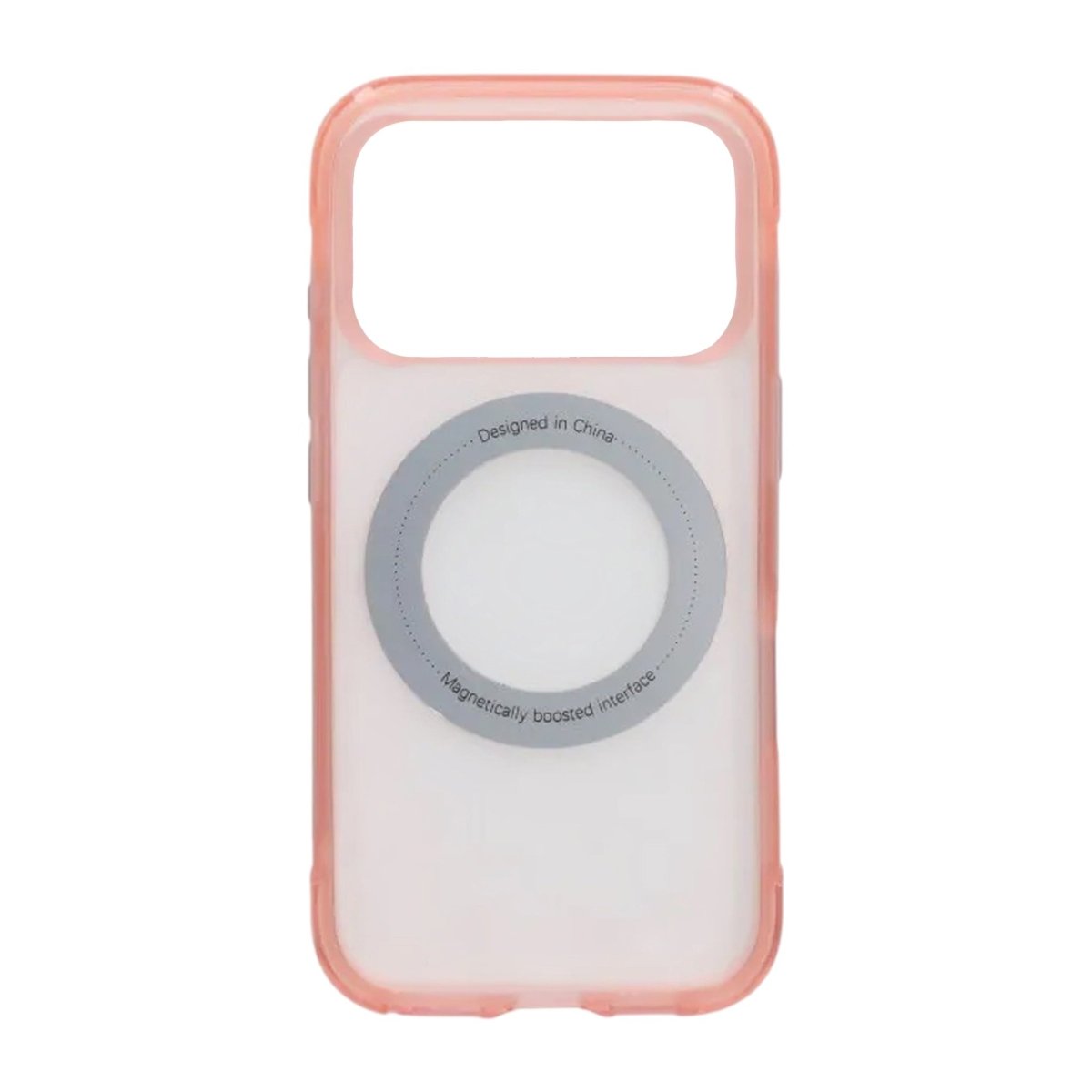 iPhone 17 Pro Max/iPhone 18 Pro Max Cover Mat ringstativ MagSafe Lyserød