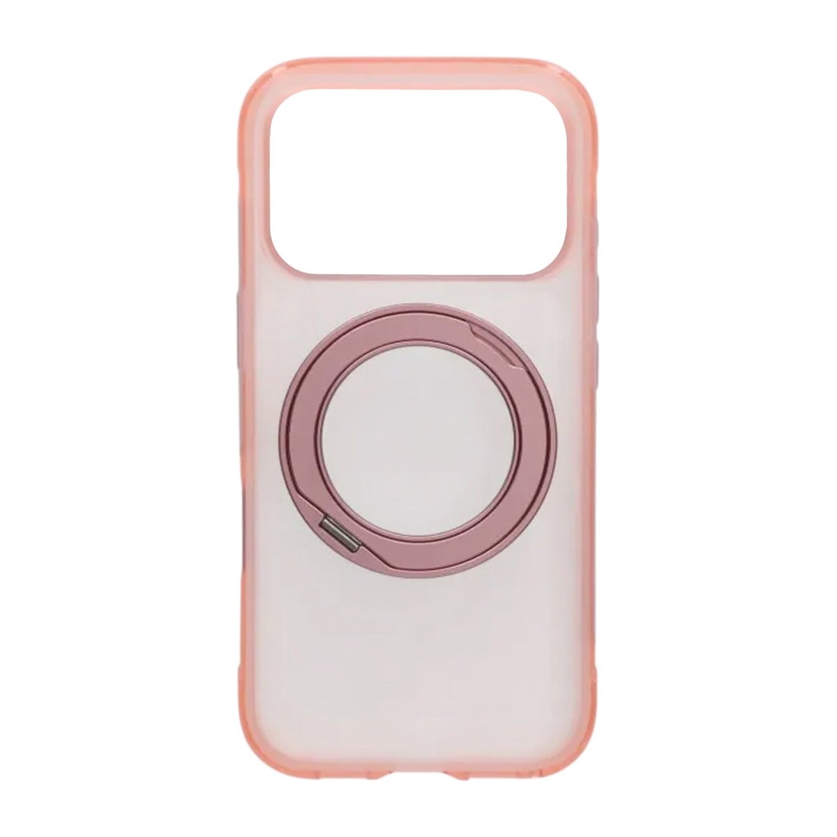iPhone 17 Pro Max/iPhone 18 Pro Max Cover Mat ringstativ MagSafe Lyserød