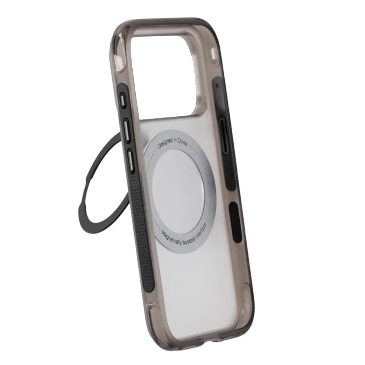 iPhone 17 Pro Max/iPhone 18 Pro Max Cover Mat ringstativ MagSafe Sort