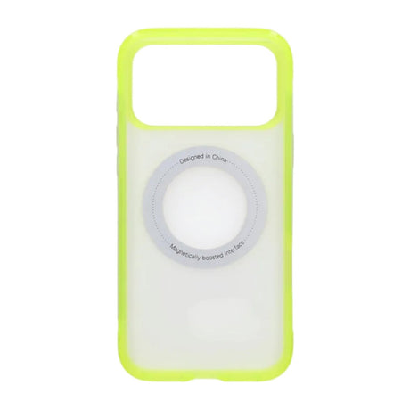 iPhone 17 Pro/iPhone 18 Pro Cover med mat ringstativ og MagSafe Gul