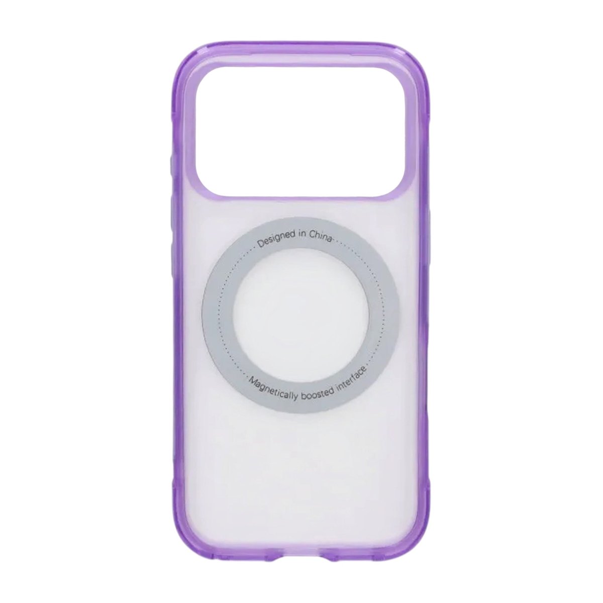 iPhone 17 Pro/iPhone 18 Pro Cover med mat ringstativ og MagSafe Lilla
