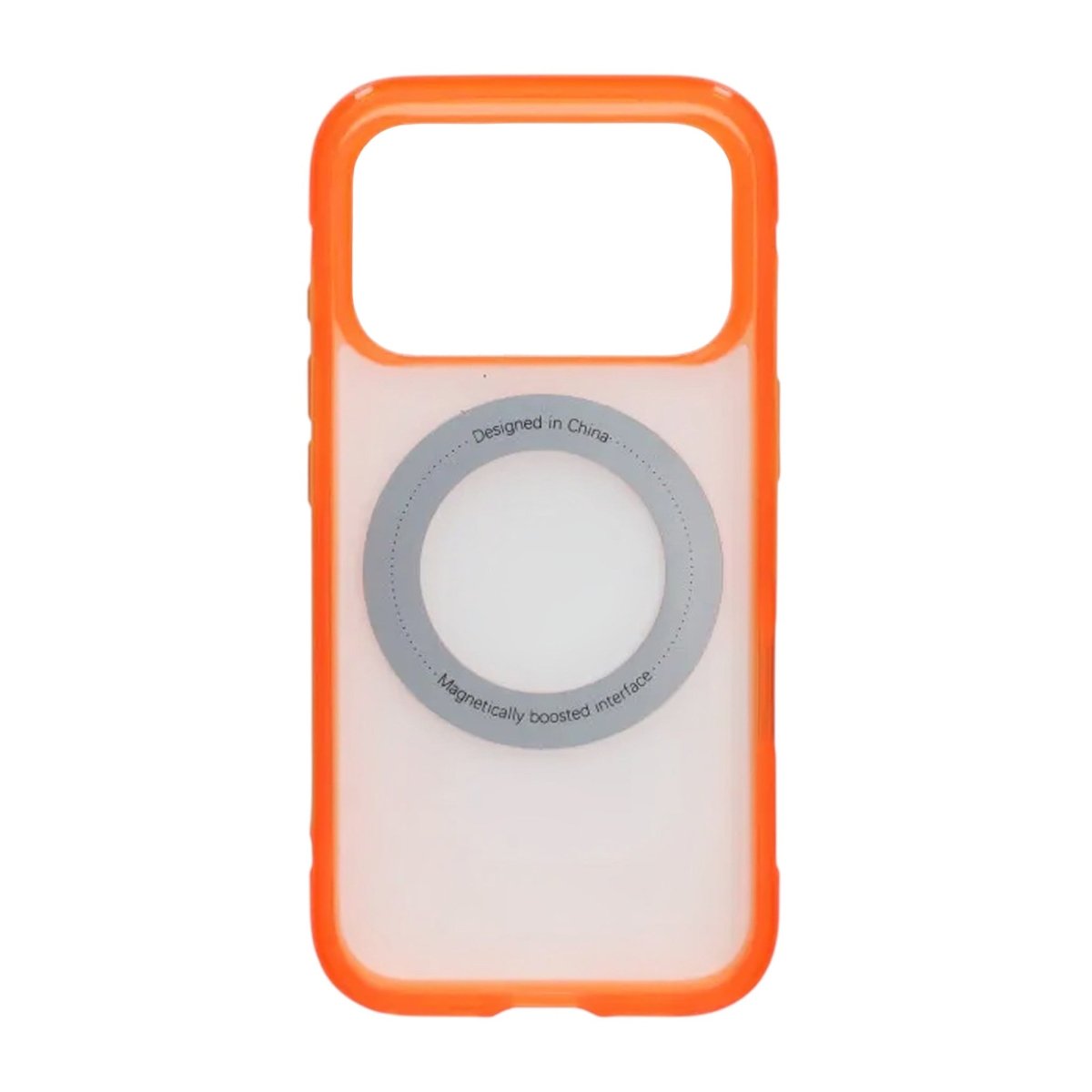 iPhone 17 Pro/iPhone 18 Pro Cover med mat ringstativ og MagSafe Orange