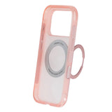 iPhone 17 Pro/iPhone 18 Pro Cover med mat ringstativ og MagSafe Lyserød