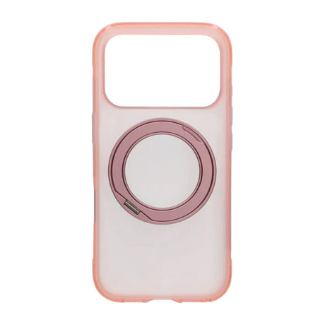 iPhone 17 Pro/iPhone 18 Pro Cover med mat ringstativ og MagSafe Lyserød