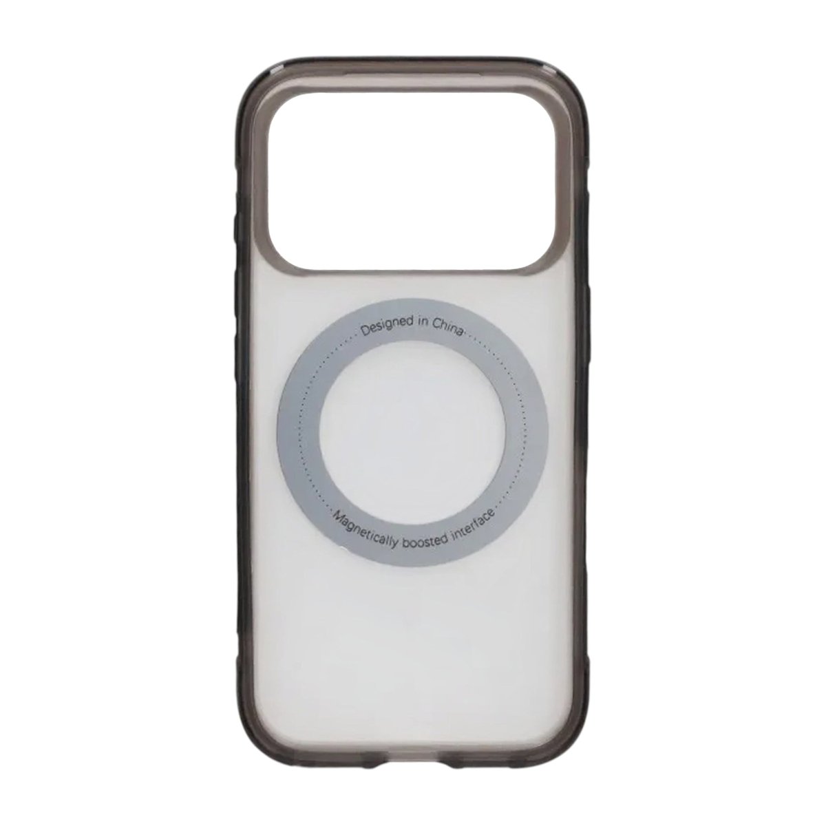 iPhone 17 Pro/iPhone 18 Pro Cover med mat ringstativ og MagSafe Sort