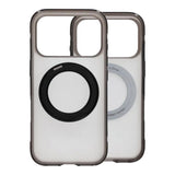 iPhone 17 Pro/iPhone 18 Pro Cover med mat ringstativ og MagSafe Sort