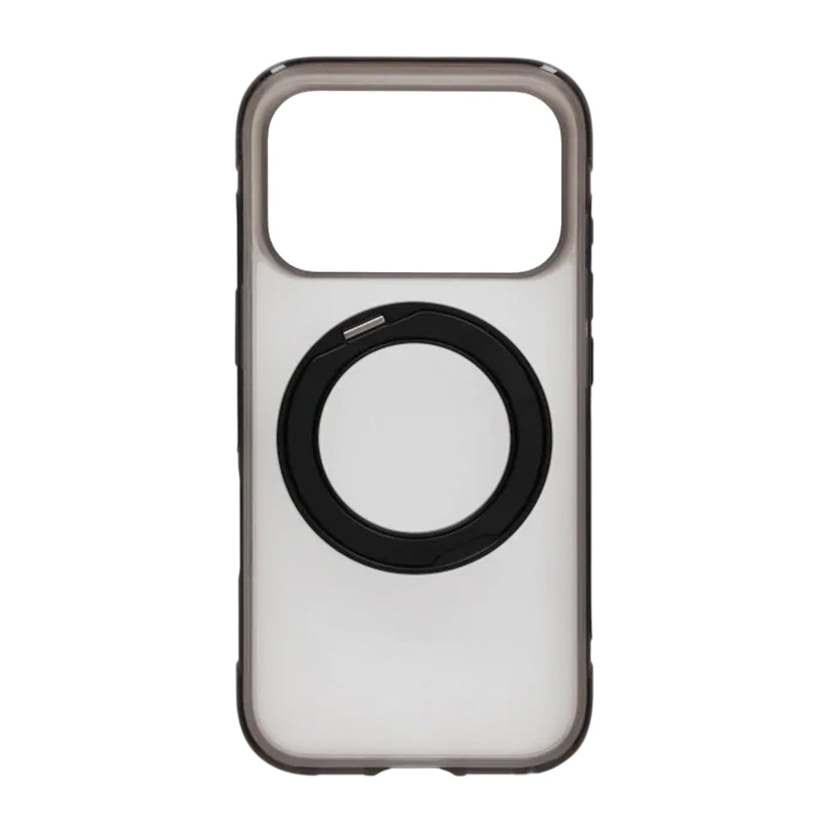 iPhone 17 Pro/iPhone 18 Pro Cover med mat ringstativ og MagSafe Sort