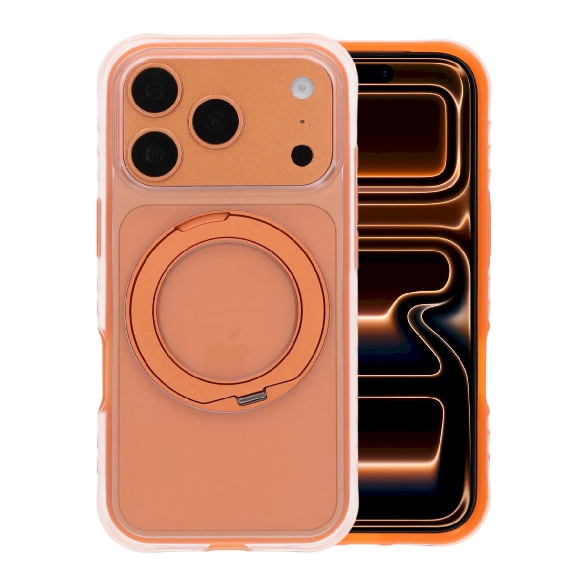 iPhone 17 Pro Max/iPhone 18 Pro Max Cover MagSafe-ringholder Orange