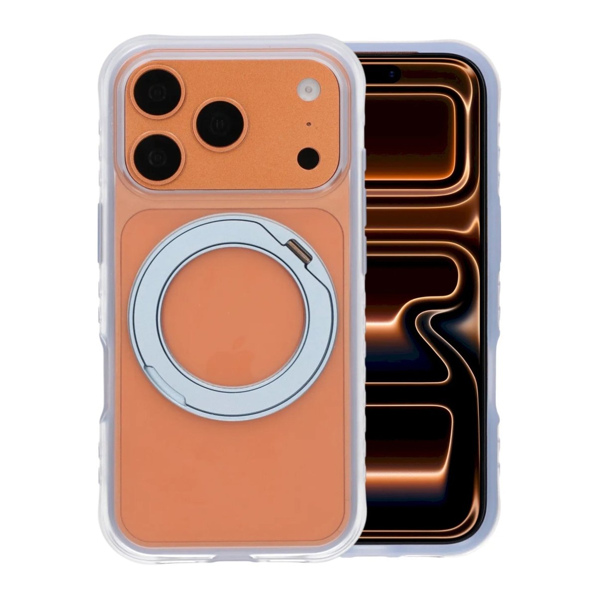 iPhone 17 Pro/iPhone 18 Pro Cover MagSafe-ringholder Blå