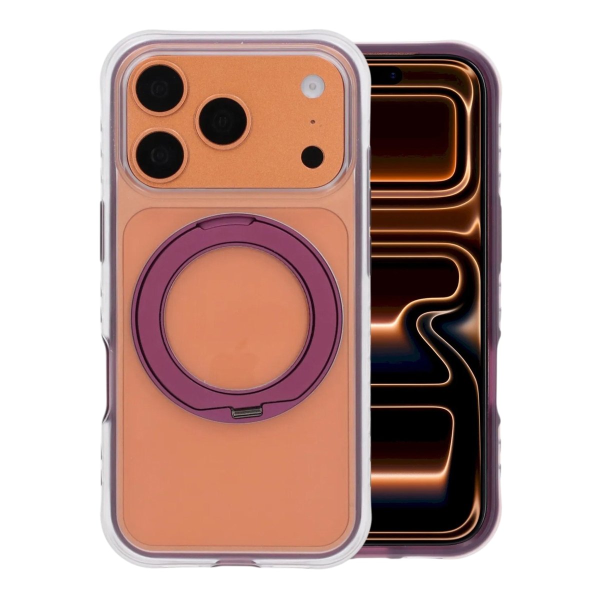 iPhone 17 Pro/iPhone 18 Pro Cover MagSafe-ringholder Lilla