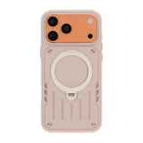 iPhone 17 Pro Max/iPhone 18 Pro Max Cover i Mecha med MagSafe-stativ Hvid