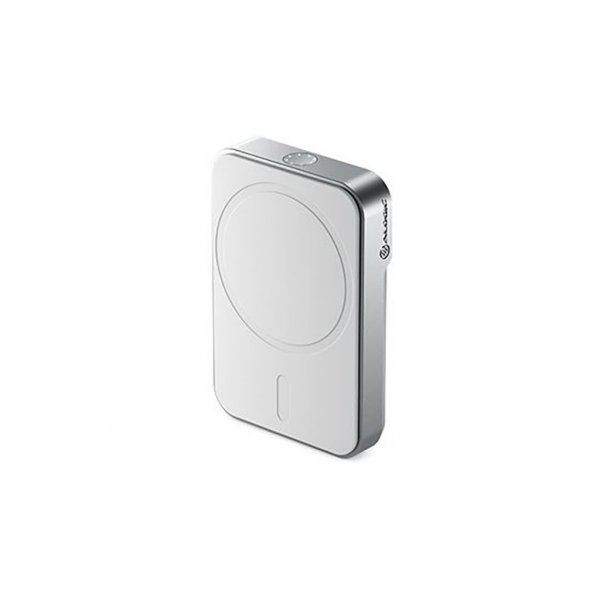 ALOGIC Matrix Universal Magnetisk Powerbank 5000mAh MagSafe Hvid