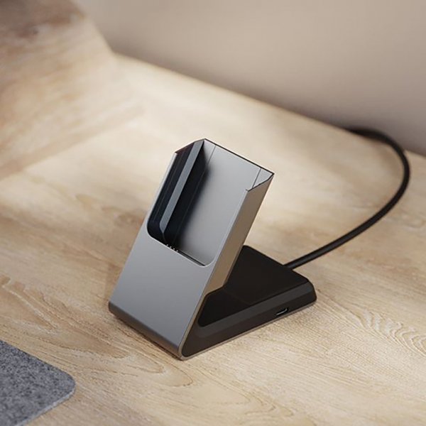 ALOGIC Matrix 2-i-1 Universal Magnetisk Opladningsdock MagSafe Sort