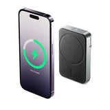 ALOGIC Matrix Universal Magnetisk Powerbank 5000mAh MagSafe Sort