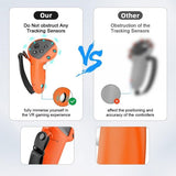 Meta Quest 3 Controller Silikonebeskytter Orange