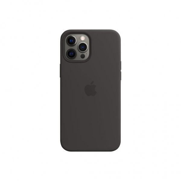 Apple Original iPhone 12 Pro Max Cover Silicone Case MagSafe Sort