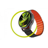 Mobile Origin Samsung Galaxy Watch 20mm Armbånd Easy Strap Sort Orange