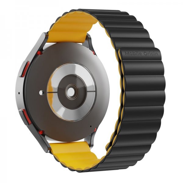 Mobile Origin Samsung Galaxy Watch 20mm Rem Easy Strap Sort Gul