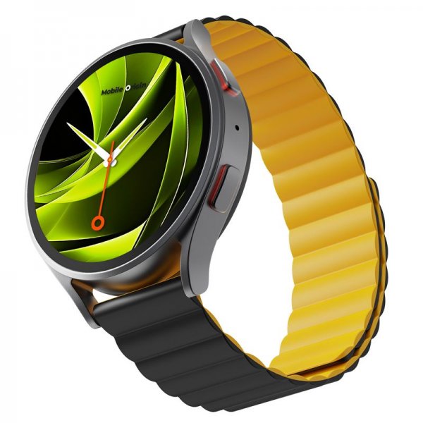 Mobile Origin Samsung Galaxy Watch 20mm Rem Easy Strap Sort Gul
