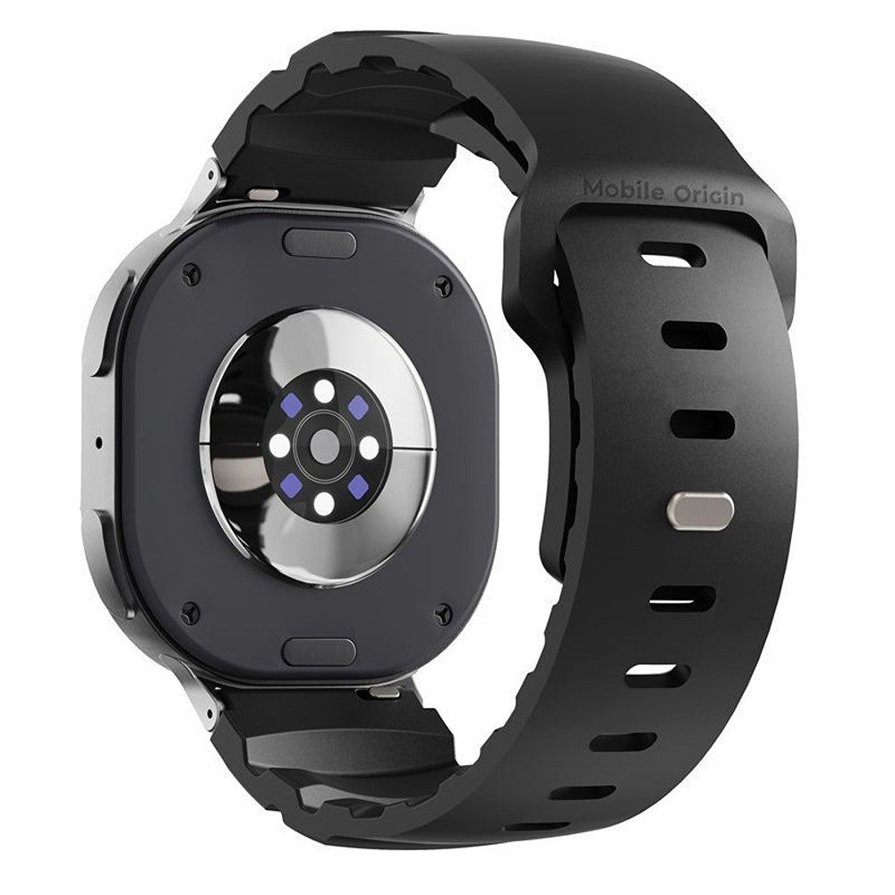 Mobile Origin Samsung Galaxy Watch 8/9 40/44mm/Classic 46mm Armband Easy Strap Svart
