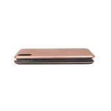 iPhone Xr Cover med Stativ Rosaguld