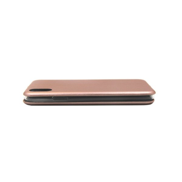 iPhone X/iPhone Xs Cover med Stativ Rosaguld