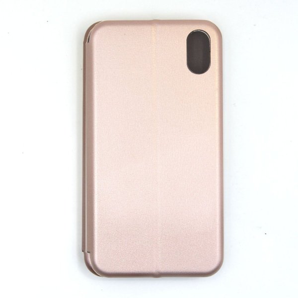 iPhone X/iPhone Xs Cover med Stativ Rosaguld