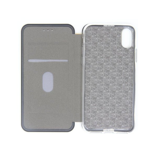iPhone X/iPhone Xs Cover med Stativ Sølv