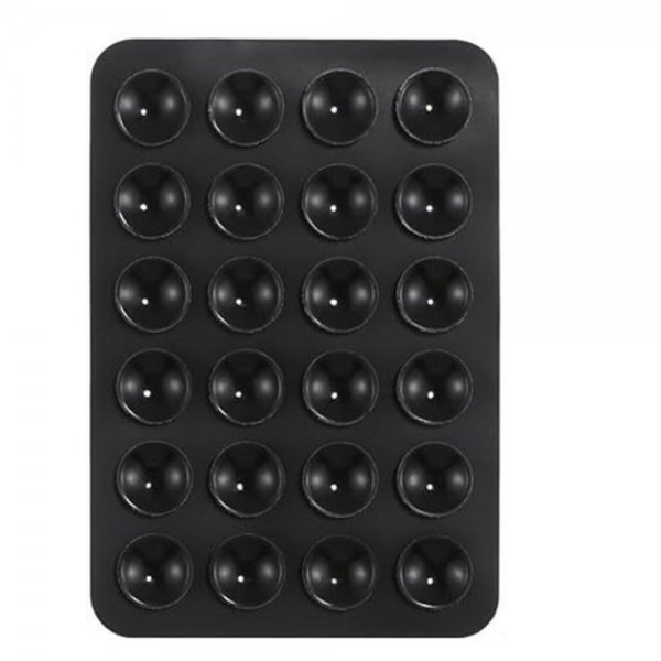 Mobilholder Sugekop Sort