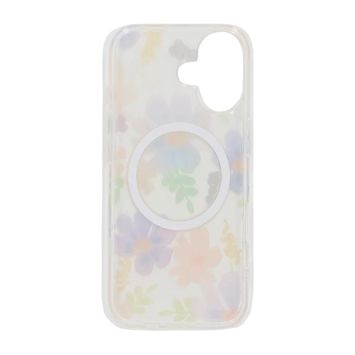 iPhone 17 Cover Floral MagSafe Lilla Gul