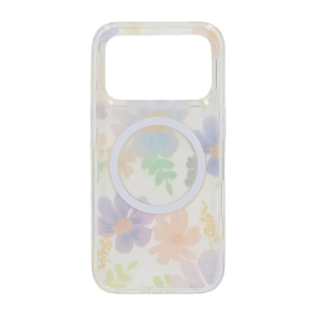 iPhone 17 Pro Cover Floral MagSafe Lilla Gul