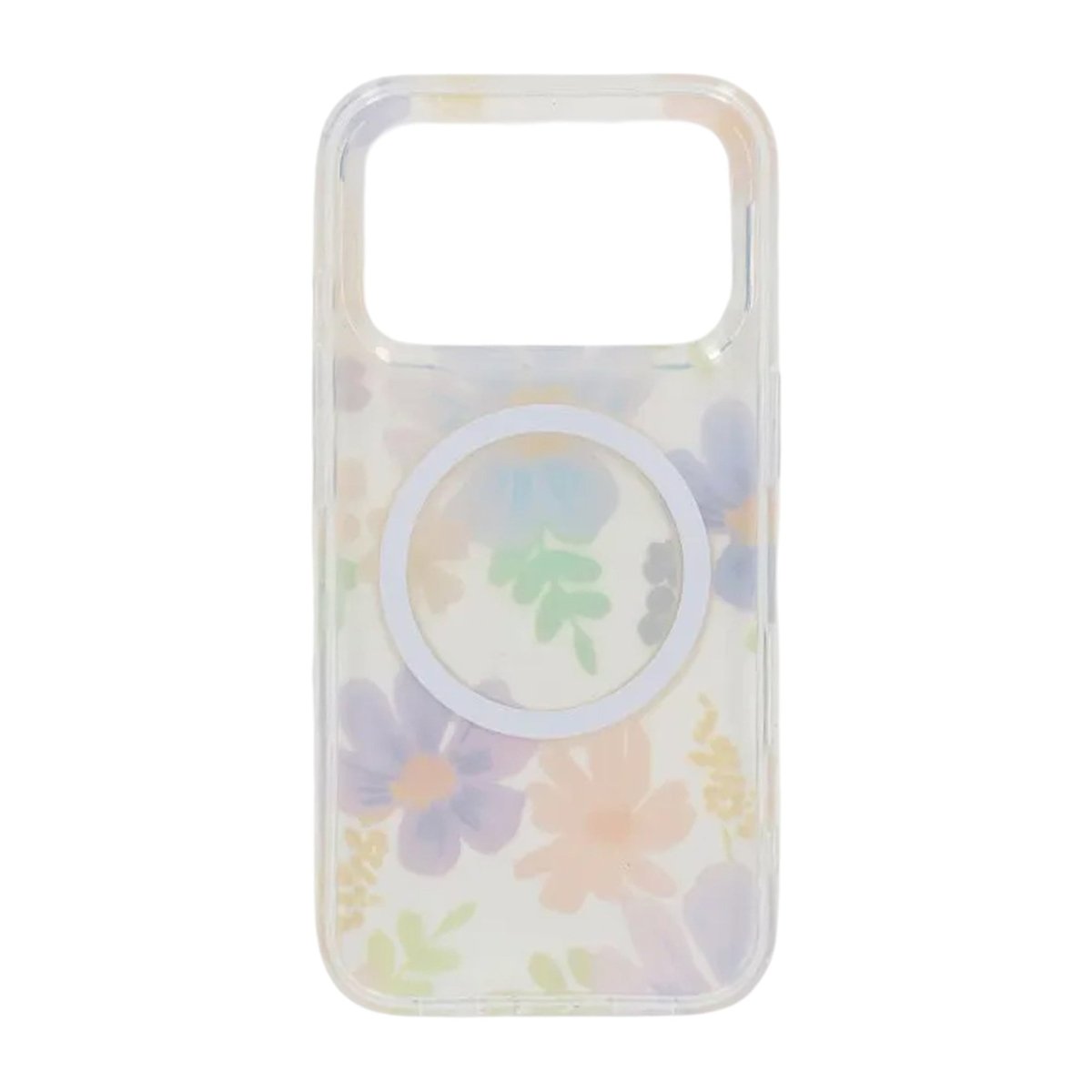 iPhone 17 Pro Max Cover Floral MagSafe Lilla Gul