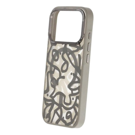 iPhone 17 Pro Cover Graffiti MagSafe Grå