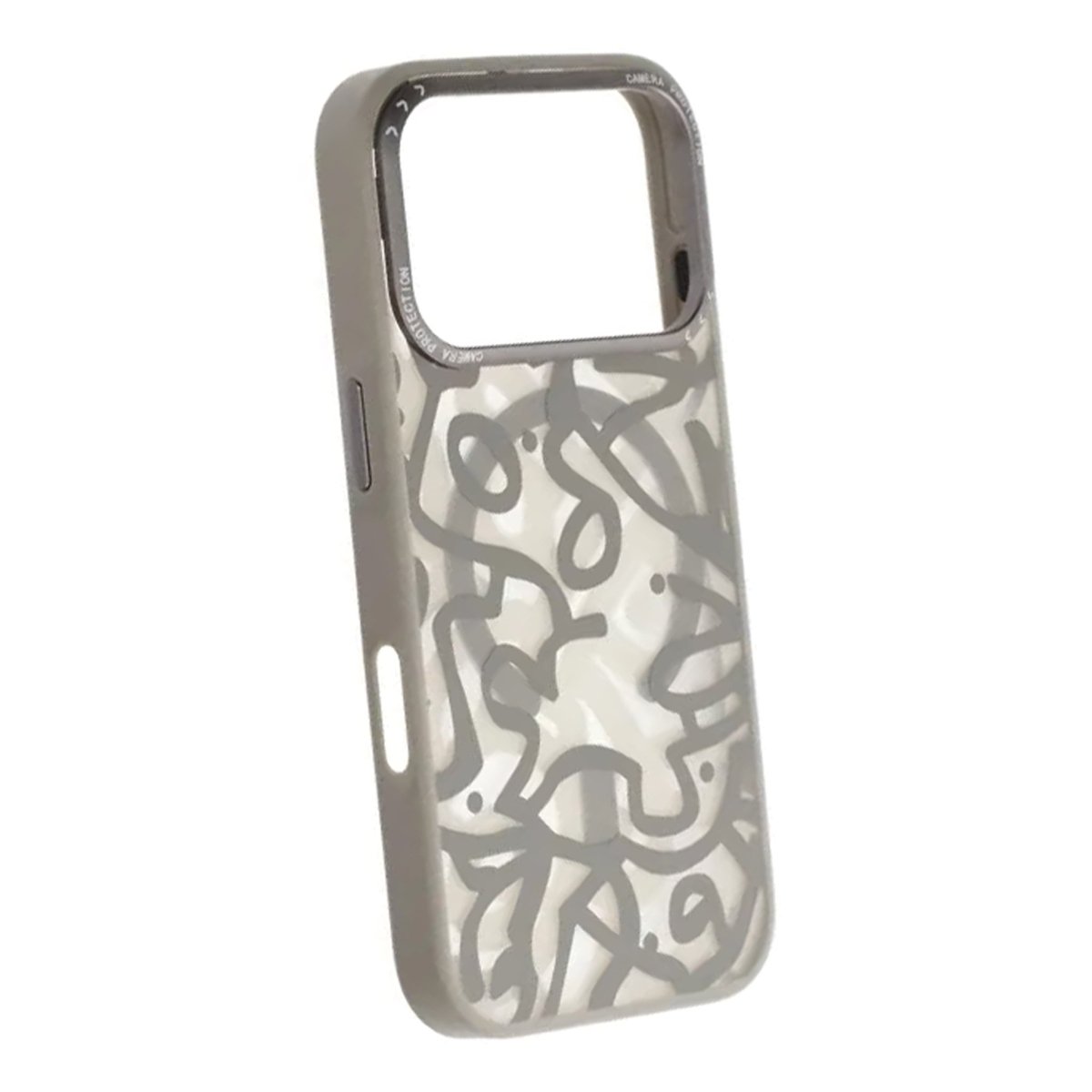 iPhone 17 Pro Cover Graffiti MagSafe Grå